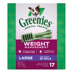 Greenies Greenies 狗零食 WM Large 體重管理潔齒骨 大型犬用 17支 27oz 27oz 犬用 正面圖