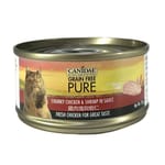 CANIDAE CANIDAE 咖比 PURE 貓罐頭 雞肉塊及蝦仁 70g 70g 正面圖