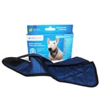 AQUA AQUA COOLKEEPER 犬用清涼降溫頸巾 XXL碼 海藍色  犬用 正面圖