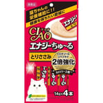CIAO CIAO 肉泥 貓零食 2倍強化 高能量雞肉醬 14g 4本入 14g  正面圖