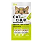 CAT CAT CHUP 貓零食 貓零食條 雞&益生元 14g x 4條 14g  正面圖