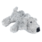 Billipets Billipets 狗玩具 超軟發聲毛毛狗 灰色   正面圖