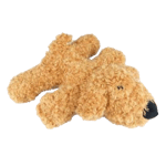 Billipets Billipets 狗玩具 超軟發聲毛毛狗 深啡   正面圖