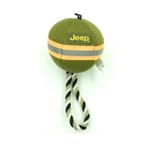 Billipets Billipets 狗玩具 Jeep帆布系列 粗綿繩圓拉球 10cm   正面圖