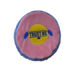 TRUST TRUST ME 狗玩具 運動飛碟 室內用 粉色 15cm   正面圖