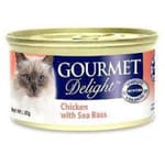 Gourmet Gourmet Delight - Chicken with Sea Bass 85g 85g  正面圖