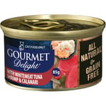 Gourmet Gourmet Delight - Whitemeat Tuna, Shrimp & Calamari 85g 85g  正面圖