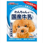 DoggyMan DoggyMan 日本狗零食 幼犬用 日本國產牛乳牛奶 200ml 200ml 犬用 背面圖