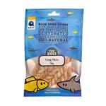 Alfa Alfa Pet 新西蘭風乾脫水無穀物 狗小食 鱈鰵魚皮 Ling Skin for Dogs 50g 50g  正面圖