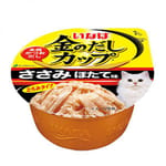 CIAO CIAO 貓罐頭 日本金湯鰹味杯 雞肉.干貝味 70g 70g 正面圖