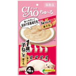 CIAO CIAO 肉泥 貓零食 1歲以下 金槍魚肉醬 14g 4本入 14g 正面圖