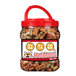 HelloDOG HelloDOG Doggy Treats 磨牙潔齒除口臭 牛肉蔬果纖維餅乾 600g 600g  正面圖