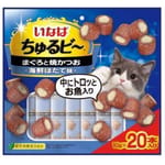日本INABA 日本INABA 貓零食 軟心零食粒 金槍魚及鰹魚烤扇貝海鮮味 10g 20袋入 10g  正面圖