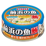 CIAO CIAO 貓罐頭 INABA 前浜の魚 細切金槍魚 115g 115g 正面圖