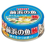 CIAO CIAO 貓罐頭 INABA 前浜の魚 金槍魚+鰹魚 115g 115g 正面圖