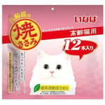日本INABA烤雞胸肉 日本INABA烤雞胸肉 高齢貓用雞肉味 12本入  貓用 正面圖