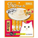 CIAO CIAO 肉泥 貓零食 雞肉及扇貝味 14g 10本入 14g  正面圖
