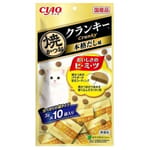 CIAO CIAO 貓零食 日本 Crunky 燒鰹魚餅乾 鰹魚高湯味 3g 10袋入 3g  正面圖