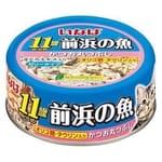 CIAO CIAO 貓罐頭 INABA 前浜の魚 11歲以上 鰹魚 115g 115g 正面圖
