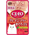 CIAO CIAO 貓濕糧 無穀物 金槍魚+雞肉+扇貝 35g 35g 正面圖