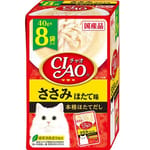 CIAO CIAO 貓濕糧 雞肉扇貝 40g 8袋入 40g 正面圖