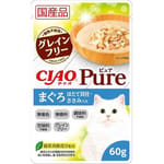 CIAO CIAO 貓濕糧 日本 Pure 貓濕糧包 金槍魚+扇貝+雞肉 60g 60g 正面圖