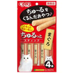 CIAO CIAO 貓零食 日本軟心流心棒 金槍魚味 4本入   正面圖