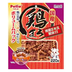 Petio Petio 狗零食 日本產濃郁蒸雞肉波浪條 甘薯 220g 220g  正面圖