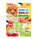 Petio Petio 狗零食 日本產野菜蘋果醬 營養&水分補充 7支裝   正面圖