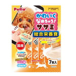 Petio Petio 狗零食 綜合營養 日本產低脂雞胸肉醬 健康腸道 水分補充 7支裝   正面圖