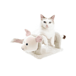 Petio Petio 麻柱磨爪玩具 豬  貓用 背面圖