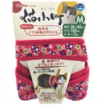 Petio Petio 田園風柔軟胸帶牽引繩 紅色 M  貓用 正面圖