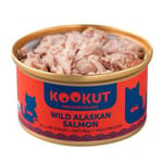 KOOKUT KOOKUT 貓罐頭 天然野生阿拉斯加三文魚 70g 70g 正面圖