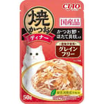 CIAO CIAO 肉泥 貓零食 無穀物 鰹魚+扇貝 50g 50g  正面圖