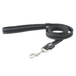 Buster反光網格牽繩Reflective Buster反光網格牽繩Reflective Mesh Lead 180cm 黑色 細碼   正面圖