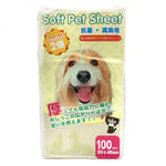 Soft Soft Pet Sheet 超厚 寵物尿墊 狗尿墊 狗尿片 [33*45 S碼 100枚]   正面圖