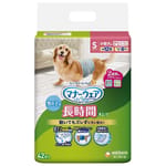 Unicharm Unicharm 狗尿墊 狗尿片 日本耐用透氣寵物尿墊 [腰圍35-40cm S碼 42枚]   正面圖
