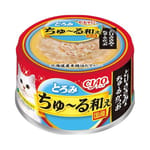 CIAO CIAO 貓罐頭 ちゅ〜る和え 雞肉+鰹魚 80g 80g 正面圖