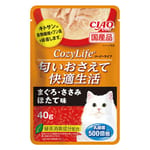 CIAO CIAO 貓濕糧 CozyLife 金槍魚雞肉扇貝 40g 40g 正面圖