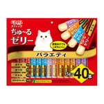 CIAO CIAO 貓零食 日本啫喱果凍棒 金槍魚+鰹魚+雞肉+雞肉女王蟹 15g 40本入 15g  正面圖