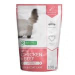Nature's Nature's Protection 貓濕糧 成貓主食袋裝濕糧 波斯及長毛貓配方 雞+牛肉 100g 100g 正面圖