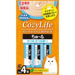 CIAO CIAO 肉泥 貓零食 CozyLife系列 鰹魚乾+鰹魚肉醬 14g 4本入 14g  正面圖
