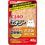 CIAO CIAO 貓濕糧 2倍能量強化 金槍魚+雞肉+扇貝 40g 40g 正面圖