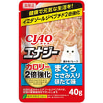 CIAO CIAO 貓濕糧 2倍能量強化 雞肉+扇貝 40g 40g 正面圖