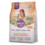 HALO HALO 狗糧 小型成犬糧 雞肉及雞肝配方 4lb 4lb  正面圖