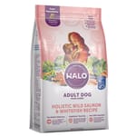 HALO HALO 狗糧 成犬糧 野生白魚及三文魚配方 4lb 4lb  正面圖