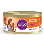 HALO HALO 貓罐頭 無穀雞肉及牛肉配方 5.5oz 5oz 正面圖
