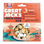GREAT GREAT JACK'S 冷凍脫水狗小食 三文魚 1oz 1oz  正面圖