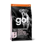 GO! GO! SOLUTIONS 狗糧 低敏美毛系列 三文魚 細粒裝 22lb 22lb  正面圖
