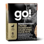 GO! GO! SOLUTIONS 無穀物狗濕糧 低敏美毛系列 鴨肉醬 354g 354g  正面圖